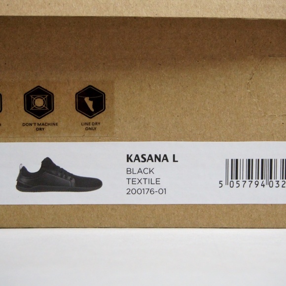 Vivobarefoot Kasana L black textile NEW main image 9